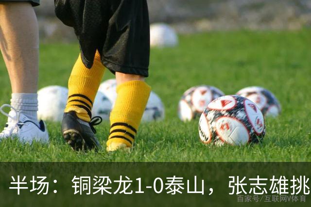 半场：铜梁龙1-0泰山，张志雄挑射破门